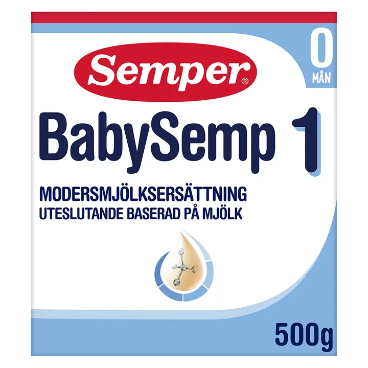 Semper BabySemp1 Maitopohjainen äidinmaidonkorvike syntymästä alkaen, jauhe 500g