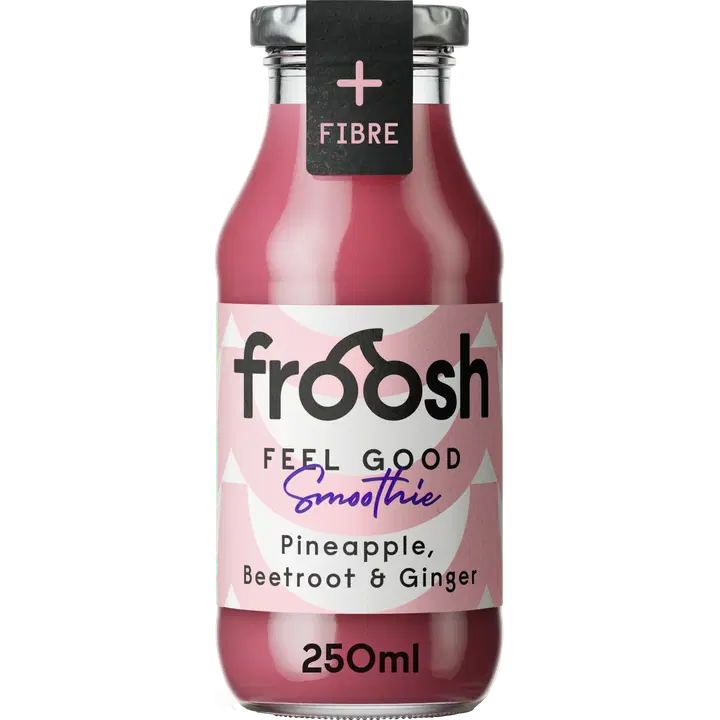 Fazer Froosh Hedelmäsmoothie 250 ml Feel Good – Ananas, Punajuuri, Aloe Vera & Inkivääri