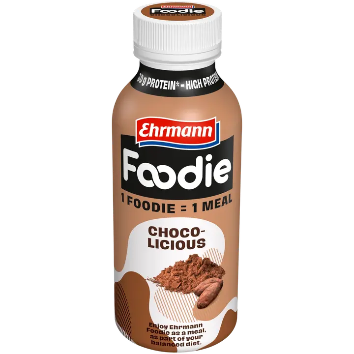 Ehrmann Foodie juoma 400 ml suklaanmakuinen laktoositon