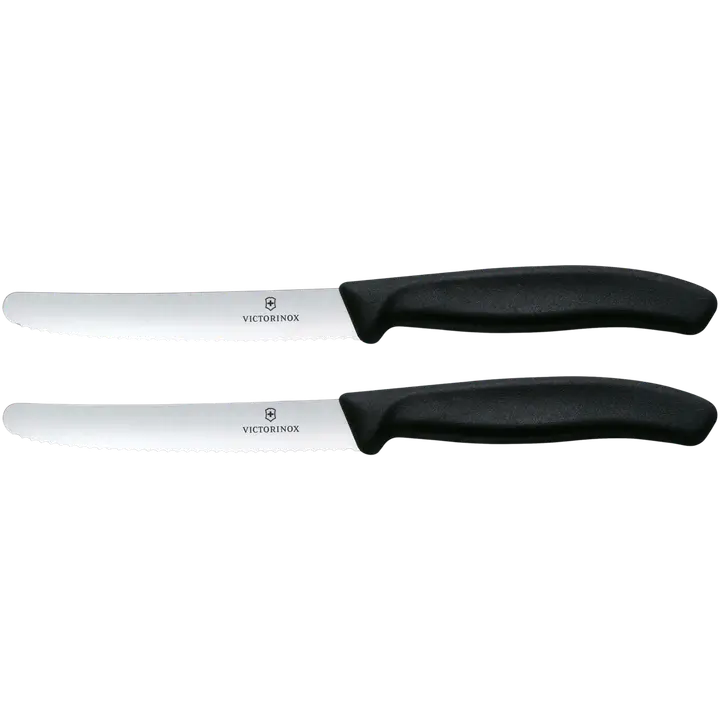 Victorinox tomaattiveitsisetti 11 cm 2 kpl musta
