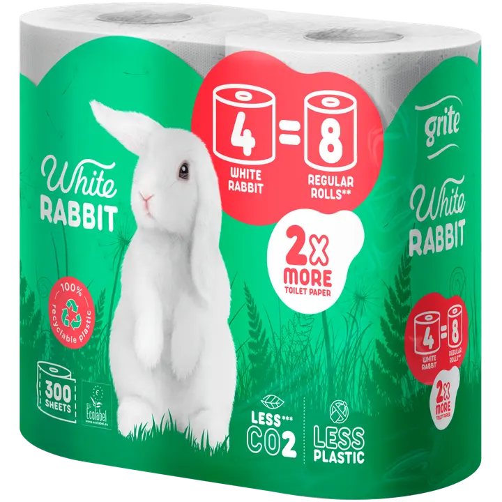 Grite White rabbit wc-paperi 4rll