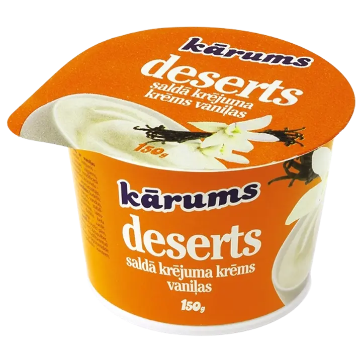 Karums Karums koorekreem vanilliga, 150 g