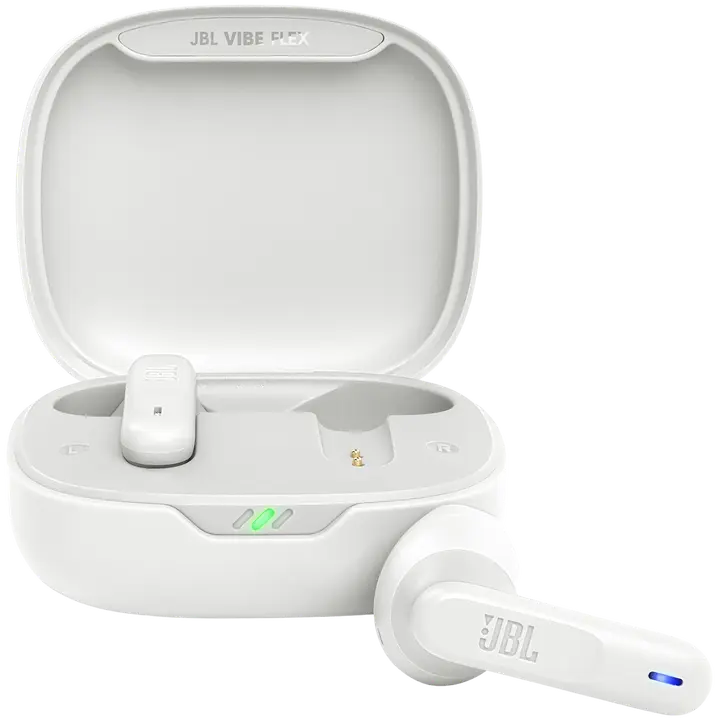 Nööpkõrvaklapid Vibe Flex valge