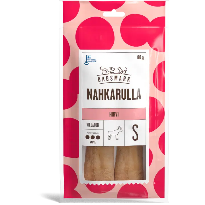 Dagsmark NAHKARULLA hirvi S 80 g