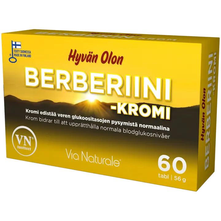 Hyvän Olon Berberiini-Kromi 60 tabl Via Naturale