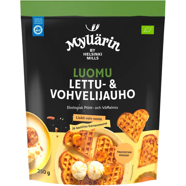 Myllärin Luomu Lettu- ja Vohvelijauho 250 g