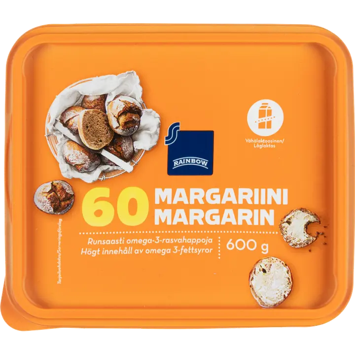 Rainbow margariini 60 600 g