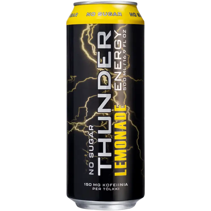 THUNDER ENERGY No Sugar Lemonade energiajuoma 500 ml