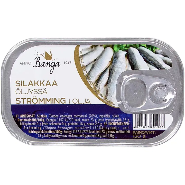 Banga Silakkaa Öljyssä 120g