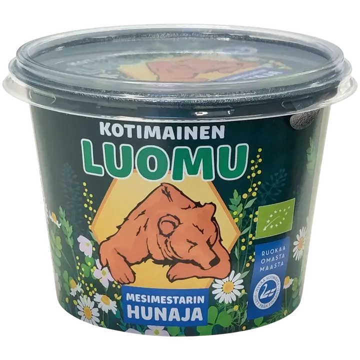 Mesimestarin pehmeä suomalainen luomuhunaja 350g