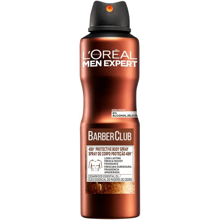 L'Oréal Paris Men Expert Barber Club 48H Protective Bodyspray 150ml 0 normaalille iholle  ml
