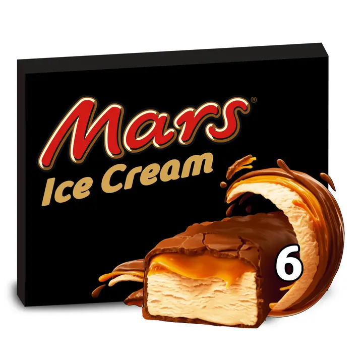 Mars jäätisebatoonid 6-pakk, 240 g