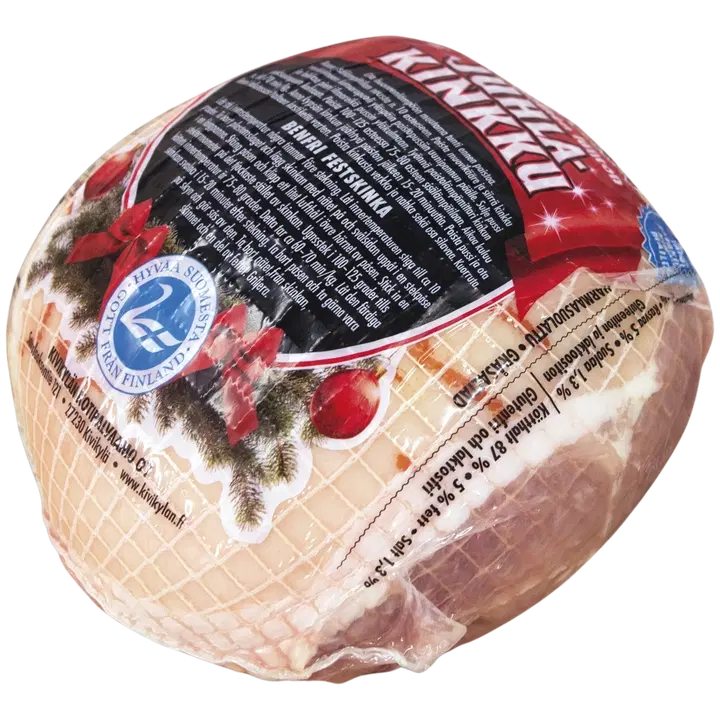Kivikylän Juhlakinkku makurasvalla, 2-3 kg, harmaasuolattu