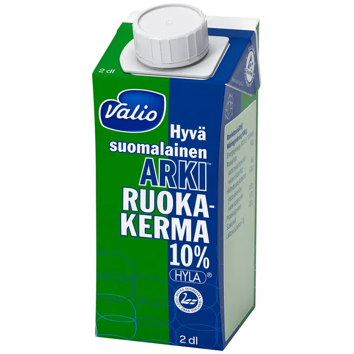 Valio Hyvä suomalainen Arki® ruokakerma 10 % UHT HYLA® 2 dl
