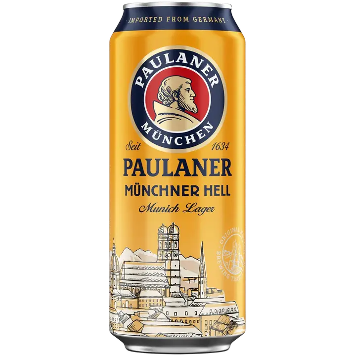 Paulaner Münchner Hell Munich Lager 4,9% 0,5l tölkki