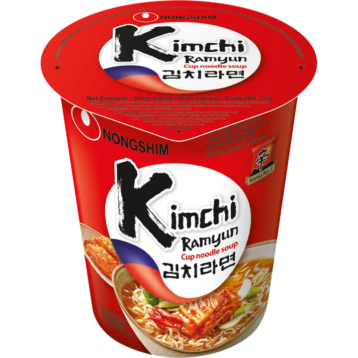 Nongshim kuppinuudeli Kimchi ramyun 75g