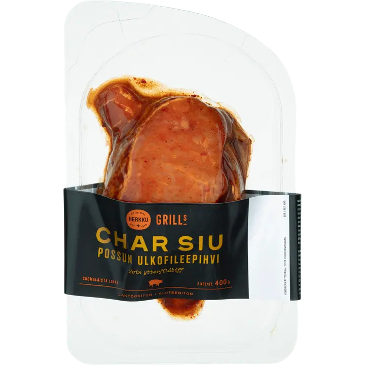 Herkku Grills Char Siu porsaan ulkofileepihvi makurasvalla 400g