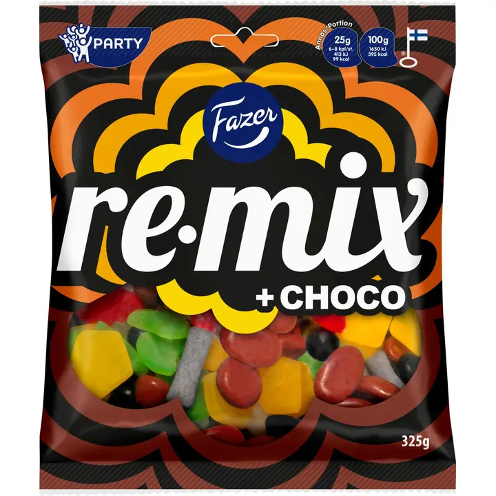 Fazer Remix Choco karkkipussi 325g