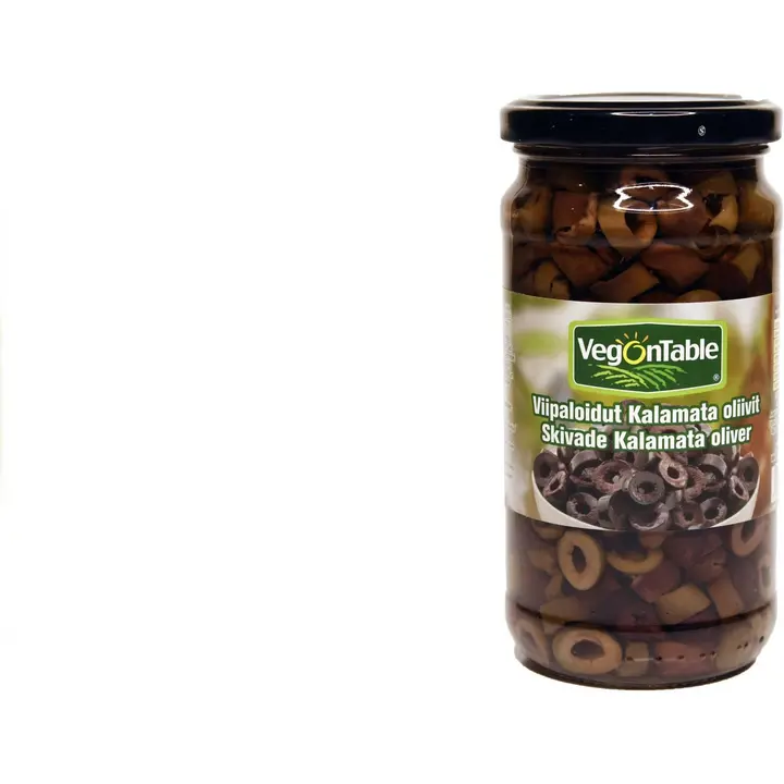 VegOnTable 360/180 g kalamataoliivit viipaloitu