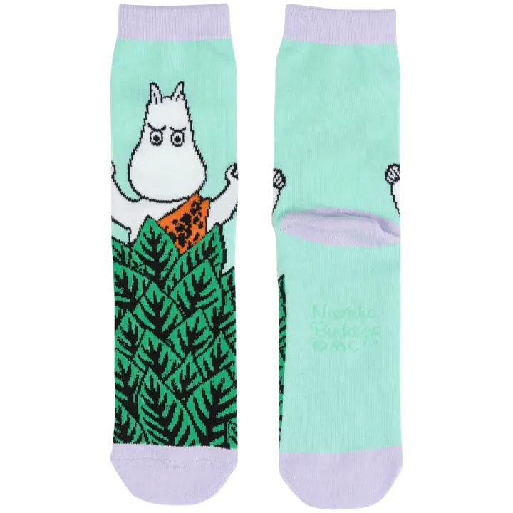 Moomin By Nordicbuddies naisten sukat Muumipeikko MOOMIN 80 juhlavuosisukat