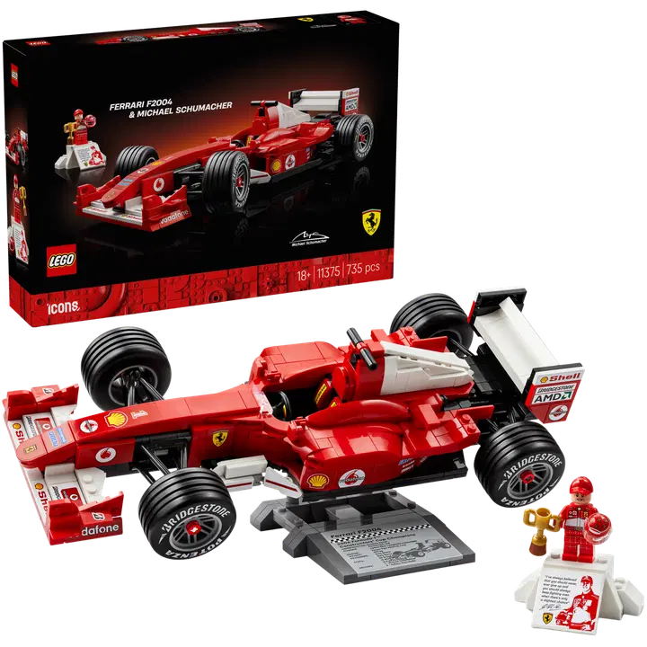 LEGO® Icons 11375 Ferrari F2004 ja Michael Schumacher