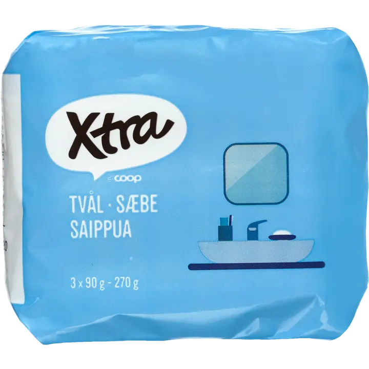 Xtra palasaippua 3x90g