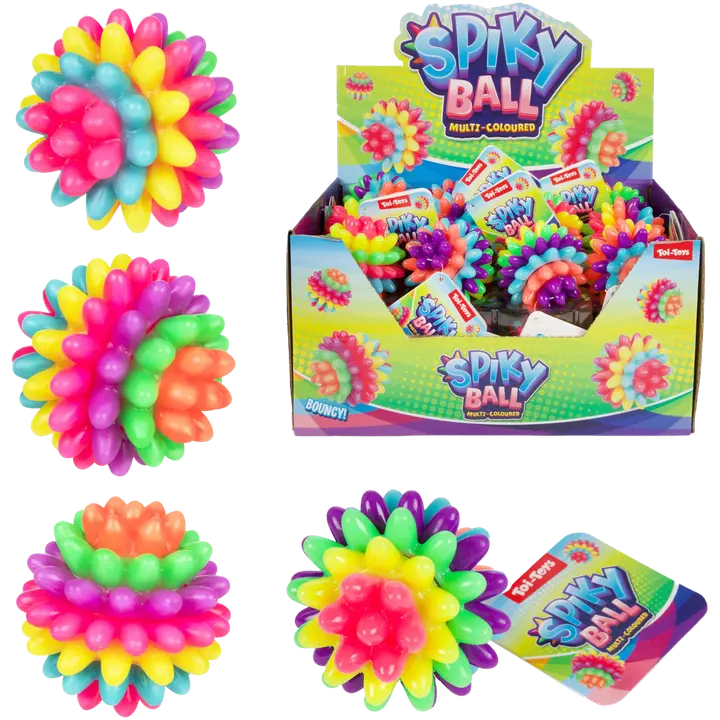 Stressipall-põrkepall spiky 7,5cm