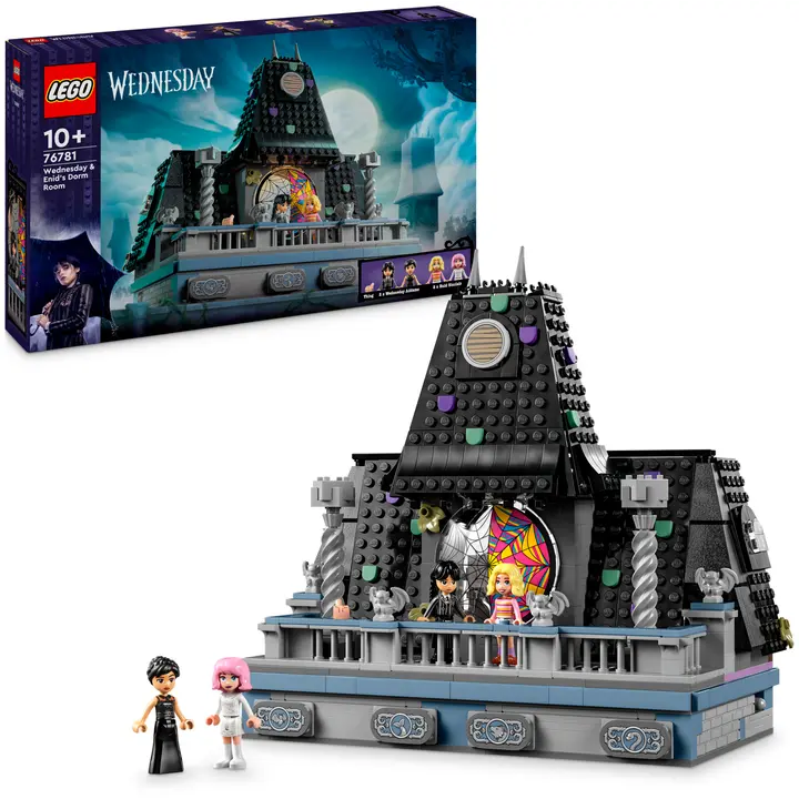 LEGO® Wednesday 76781 Wednesdayn ja Enidin huone