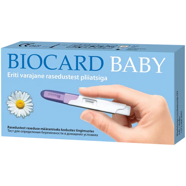 Biocard Baby eriti varajane rasedustest pliiats N1
