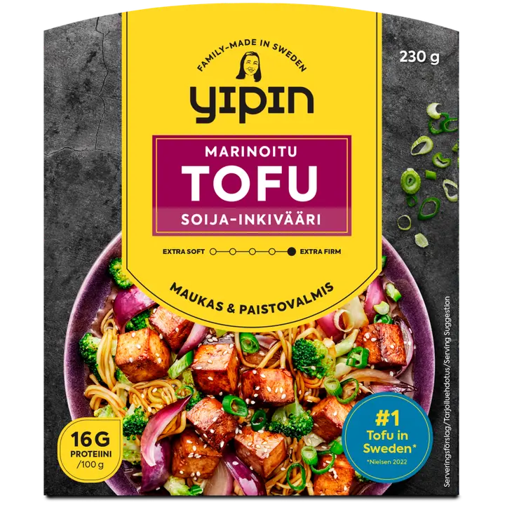 Yipin Tofu Marinoitu Soija&Inkivääri 230g