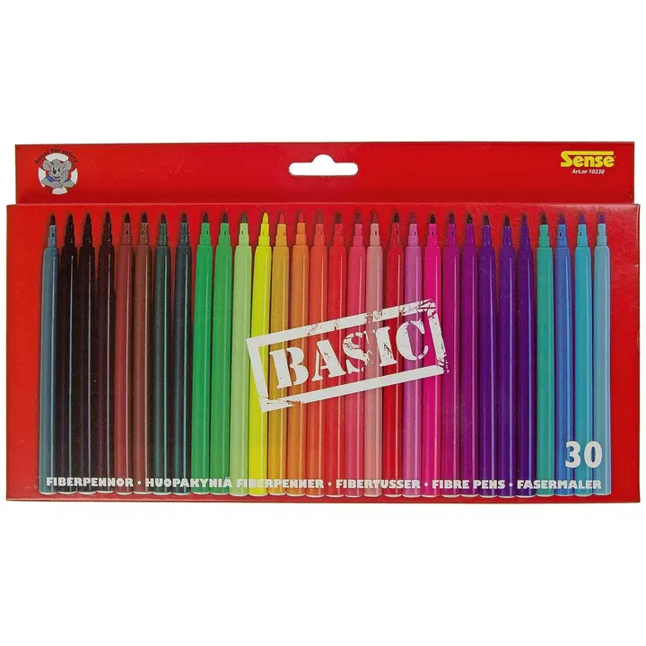 Sense Basic huopakynä 30 väriä