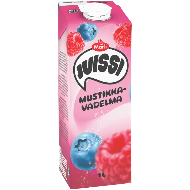 Marli Juissi Mustikka-vadelmamehujuoma 1 L