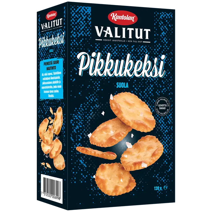 Kantolan Valitut Pikkukeksi suolakeksi 120g