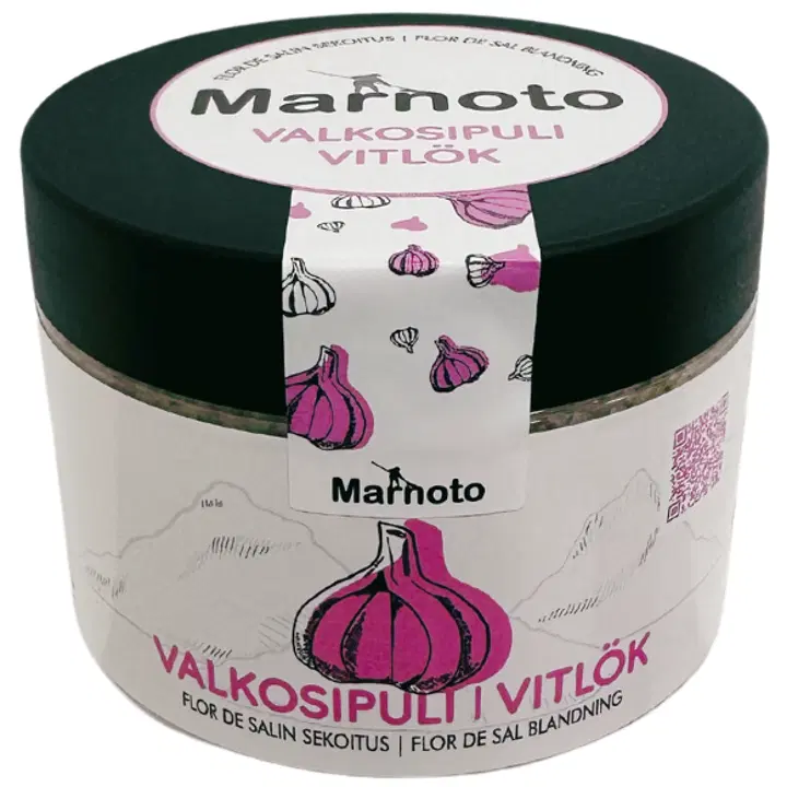 Fleur de sel with garlic suola 125g