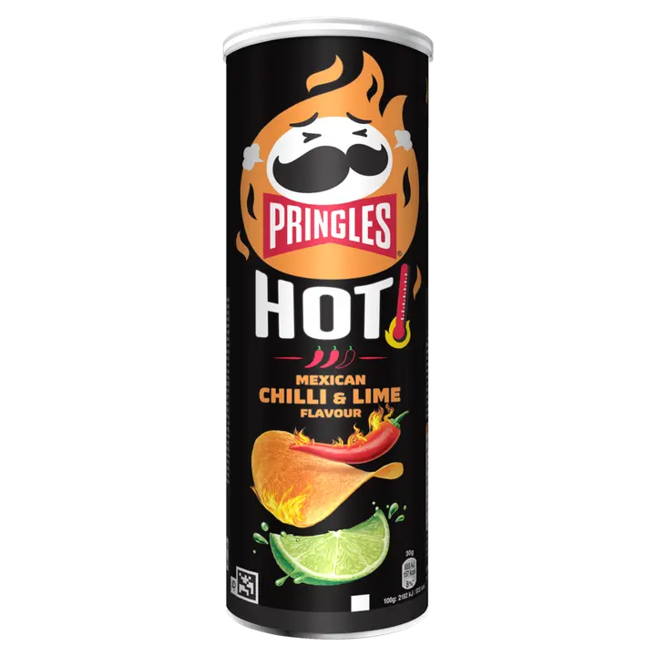 PRINGLES kartulikrõpsud Hot Mexican Chilli and Lime, 160 g