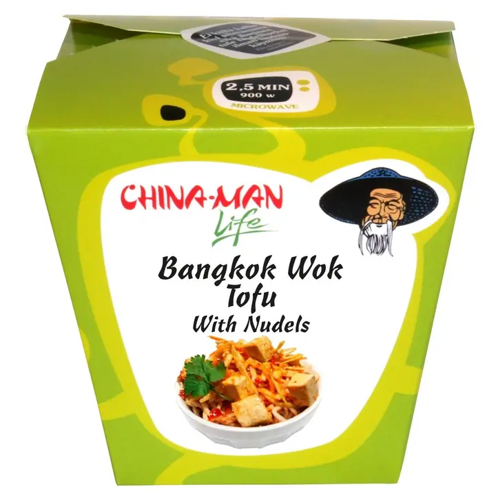 Chinaboss, 400, Ready-To-Eat, Bangkok Wok Tofu Nuudeli, Valmisruoka