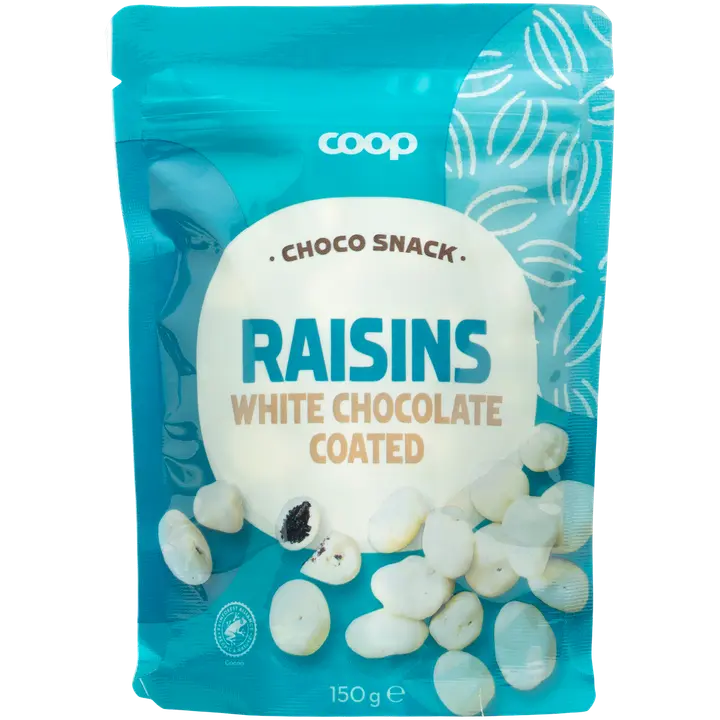 Coop valkosuklaarusinat 150 g