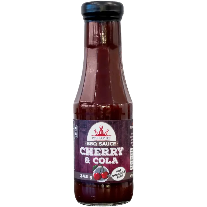 Poppamies BBQ Sauce Cherry & Cola grillikastike 345g