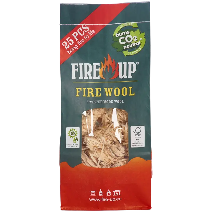 Tulesüütaja CO2 WoodWool 25 tk