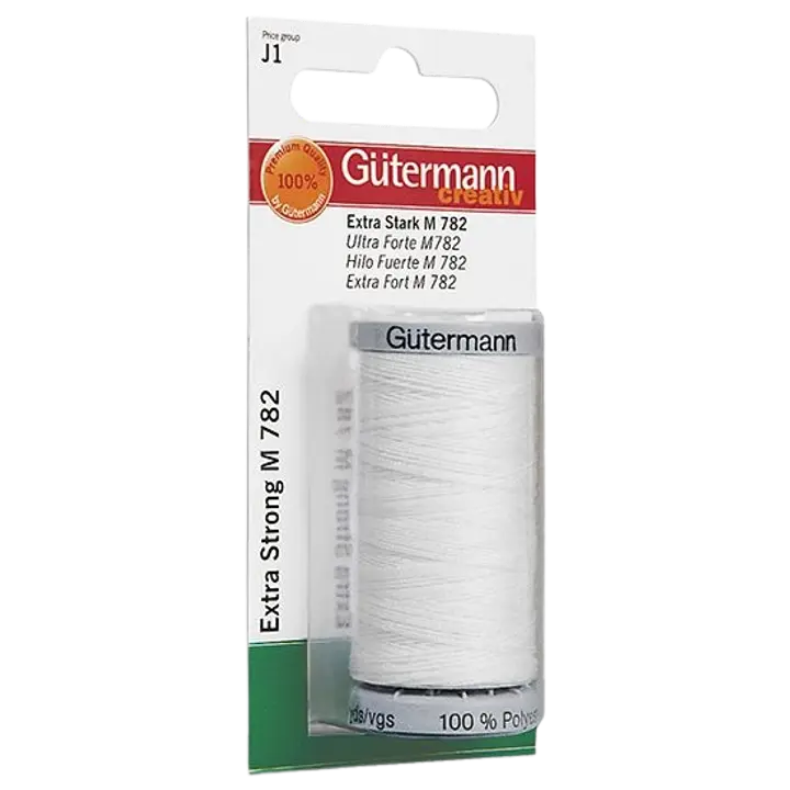 Polüesterniit 100m valge Gütermann