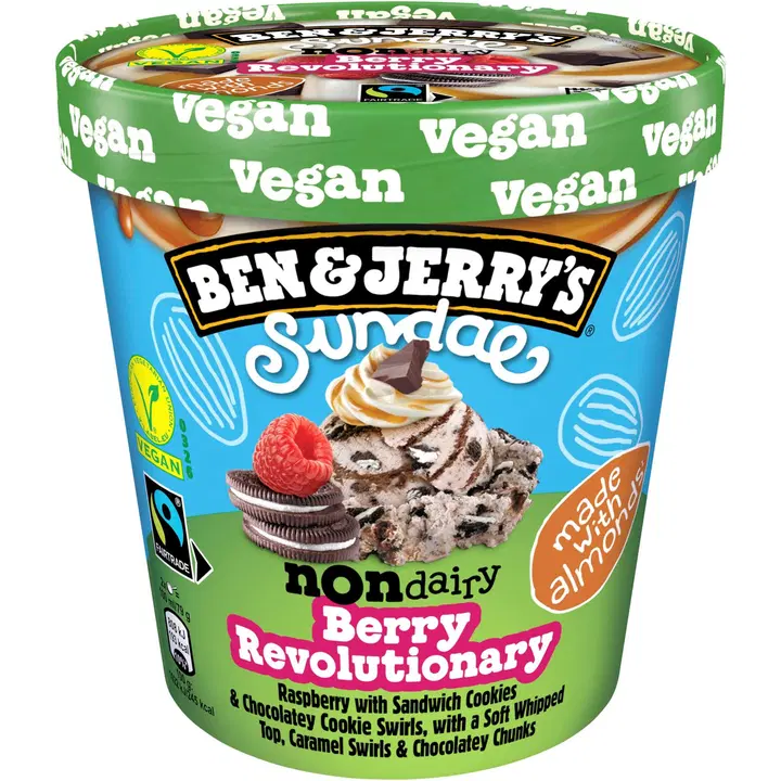 Ben & Jerry's Sundae Berry Revolutionary Jäätelöjälkiruoka 427 ML