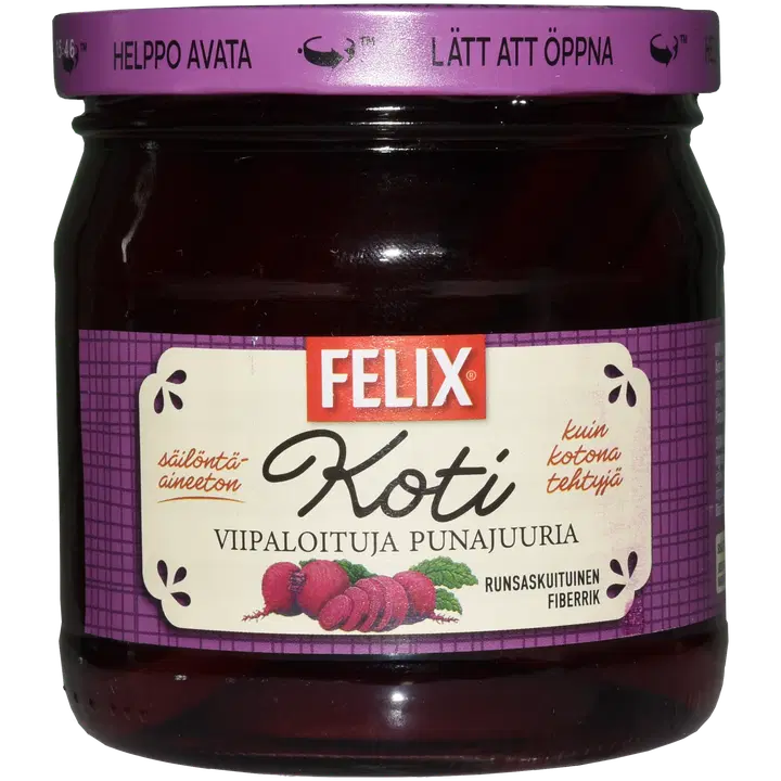 Felix Koti viipaloituja punajuuria mausteliemessä 420/280g