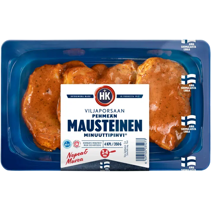 HK Viljaporsaan Minuuttipihvi 350g ® Pehmeän mausteinen