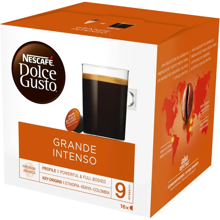 Nescafé Dolce Gusto 16kaps/144g Grande Intenso kahvikapseli