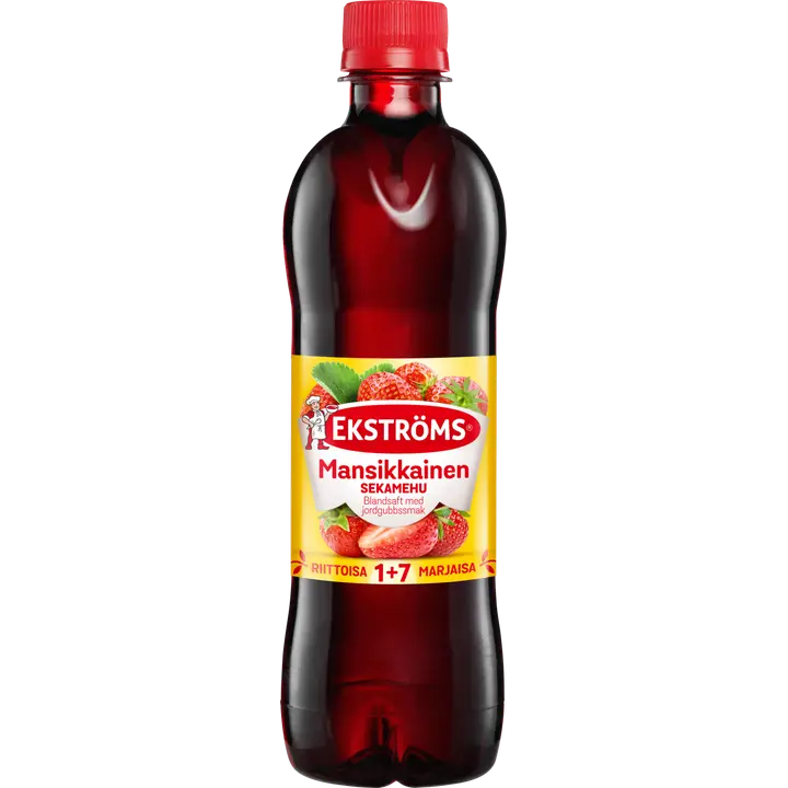 Ekströms mansikkainen sekamehutiiviste 0,5l