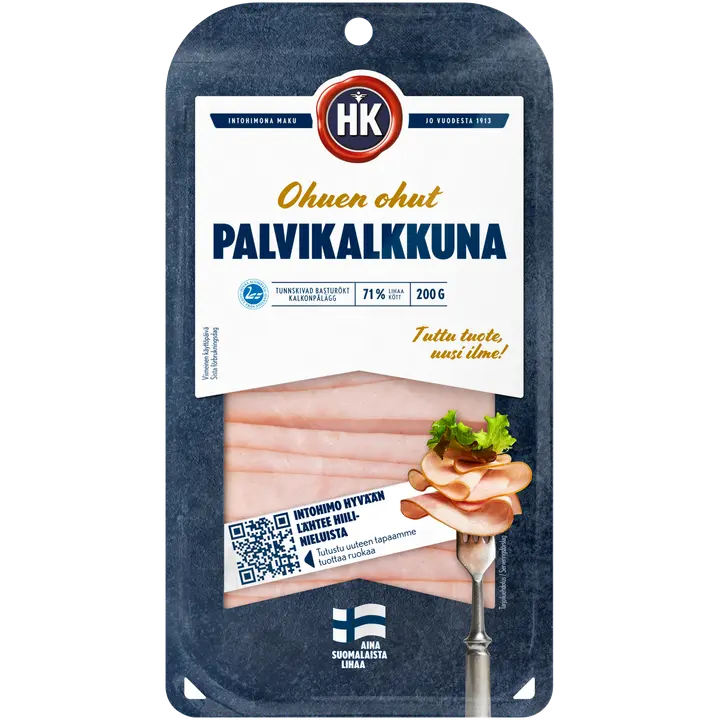 HK Ohuen ohut Palvikalkkuna 200 g