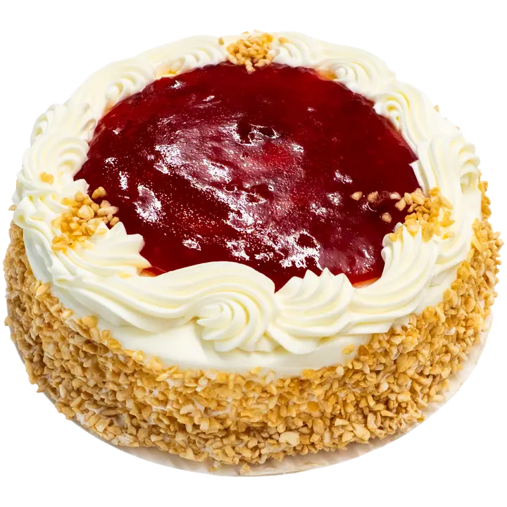 Elonen Mansikka-raparperikermakakku 900g