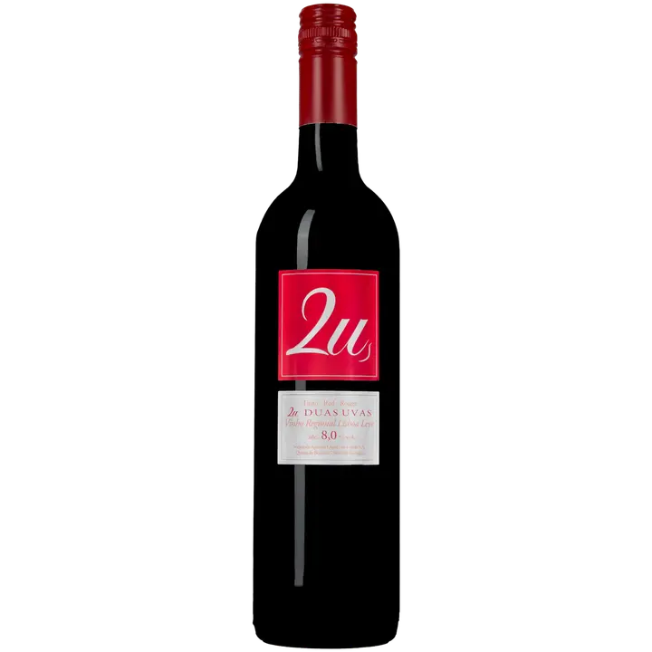 2U Duas Uvas Vinho Regional Lisboa Leve punaviini 8,0 til-% 75cl plo