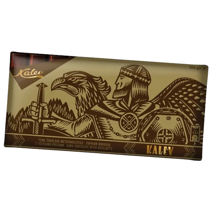 Kalev metsapähklitega tume šokolaad 300 g