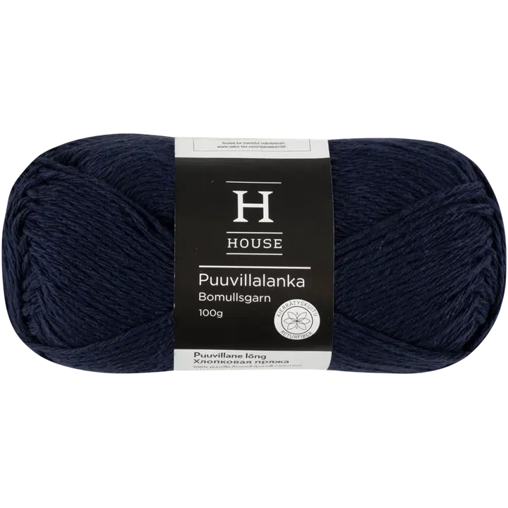 House bomullsgarn recycled Aran 100 g